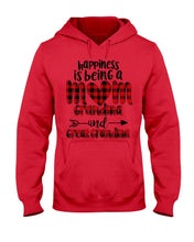 Load image into Gallery viewer, Happiness Is Being A Mom Grandma And Great Grandma Hoodie