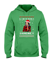 Load image into Gallery viewer, Demi Lovato All I Want For Christmas Is Shmoney Hoodie