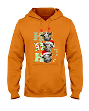 Load image into Gallery viewer, Funny Cows Ho Ho Ho Christmas Gift For Cow Lovers Hoodie