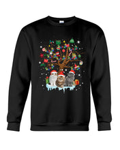 Load image into Gallery viewer, Christmas Tree Cat Lovers Cute Funny T-Shirt Sweatshirt