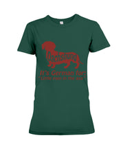 Load image into Gallery viewer, Dachshund German Shirt For Dachshunds Dog Lovers Ladies Tee