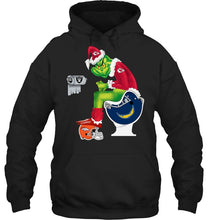 Load image into Gallery viewer, Funny Grinch Kansas Chief Christmas Gift Tee Hoodie