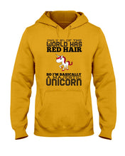 Load image into Gallery viewer, Redhead Unicorn Gift For Fans Funny T-Shirt Hoodie