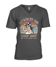 Load image into Gallery viewer, Dallas Cowboys Girl Classy Sassy Guys V-Neck