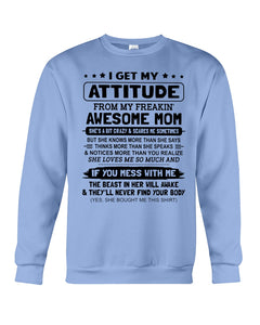 Awesome Mom Gift For Lovely Mom Mama Mother T-Shirt Sweatshirt