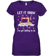 Load image into Gallery viewer, Christmas Gift For Quilting Lovers Ladies V-Neck