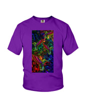 Load image into Gallery viewer, Hummingbird Cosmic Light Color Black T-Shirt Youth Tee