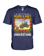 Load image into Gallery viewer, Heard A Huey Gift T-Shirt Guys V-Neck