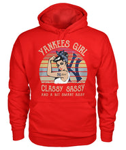Load image into Gallery viewer, Yankees Girl Classy Sassy Funny Gift T-Shirt Hoodie
