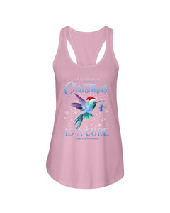 All I Want For Christmas Is A Cure Stop Diabetes Ladies Flowy Tank