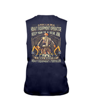 Load image into Gallery viewer, Heavy Equipment Operator Black T-Shirt Unisex Long Sleeve