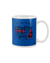 Load image into Gallery viewer, Funny Moose Wonderful Time Christmas Gift For Family Mug