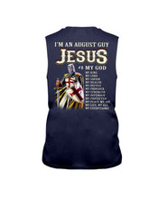 Load image into Gallery viewer, Jesus August My God Horoscope Black T-Shirt Unisex Long Sleeve