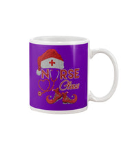 Load image into Gallery viewer, Merry Christmas Nurse Claus Black T-Shirt Mug