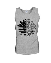Load image into Gallery viewer, Christian T-Shirt Amen Unisex Tank Top