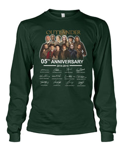 50Th Anniversary Outlander Gift For Fans Black T-Shirt Unisex Long Sleeve