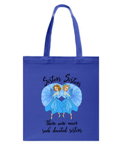 Load image into Gallery viewer, Sisters Sisters Fairy Tale Gift For Girls T-Shirt Basketweave Tote Bag