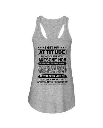 Awesome Mom Gift For Lovely Mom Mama Mother T-Shirt Ladies Flowy Tank