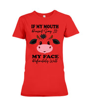 Load image into Gallery viewer, Cute Cow T-Shirt For Cow Lovers Ladies Tee