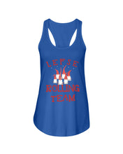 Load image into Gallery viewer, Lefse Rolling Team Cute Tee Ladies Flowy Tank