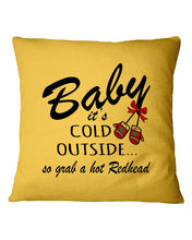 Load image into Gallery viewer, Redhead Morning Person December 25Th Christmas Gift Pillow Cover