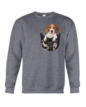 Load image into Gallery viewer, Beagle In The Pocket Funny T-Shirt Sweatshirt