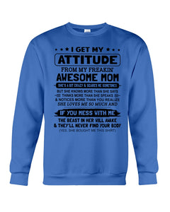 Awesome Mom Gift For Lovely Mom Mama Mother T-Shirt Sweatshirt