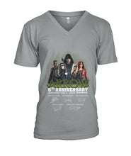 Load image into Gallery viewer, Arrow 8Th Anniversary Gift For Fans Black T-Shirt Guys V-Neck