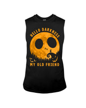 Load image into Gallery viewer, Darkness My Old Friend Halloween T-Shirt Unisex Long Sleeve