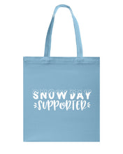 Load image into Gallery viewer, Snow Day Supporter Christmas Gift For Friends Family T-Shirt Basketweave Tote Bag