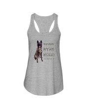 Load image into Gallery viewer, K9 Dog Hero Zero Bark Thirty Ladies Flowy Tank
