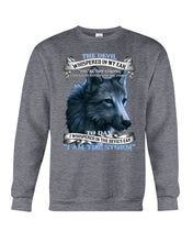 Load image into Gallery viewer, Wolf Lovers Trending Quote Tee Sweatshirt
