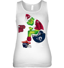 Load image into Gallery viewer, Funny Grinch San Francisco 49Ers Christmas Gift Tee Ladies Flowy Tank