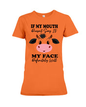 Load image into Gallery viewer, Cute Cow T-Shirt For Cow Lovers Ladies Tee
