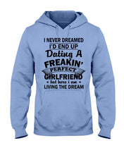 Load image into Gallery viewer, Boyfriends To Perfect Girlfriend Quote Couple T-Shirt Hoodie