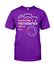 Load image into Gallery viewer, Every One Is A Photographer Black T-Shirt Guys Tee
