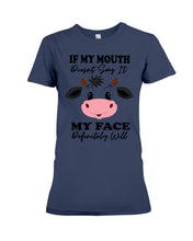 Load image into Gallery viewer, Cute Cow T-Shirt For Cow Lovers Ladies Tee