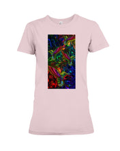Load image into Gallery viewer, Hummingbird Cosmic Light Color Black T-Shirt Ladies Tee