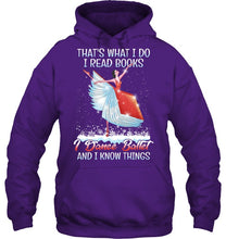 Load image into Gallery viewer, Girl Loves Reading Book And Dance Ballet Gift For Girls T-Shirt Hoodie