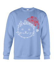 Load image into Gallery viewer, Cute Cat Face Christmas Gift For Cat Lovers T-Shirt Sweatshirt