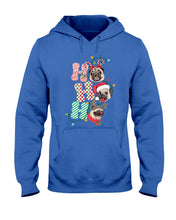 Load image into Gallery viewer, Pug Lover Christmas Hohoho Funny T-Shirt Hoodie
