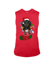 Load image into Gallery viewer, Dachshund In A Sock Christmas Cute Gift For Dachshunds Lovers Unisex Long Sleeve
