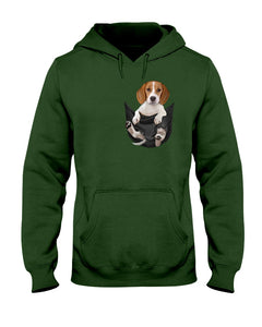 Beagle In The Pocket Funny T-Shirt Hoodie