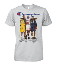 Load image into Gallery viewer, Nba Champions Jordan Bryant James Legends Guys Tee