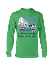 Load image into Gallery viewer, Country Road Golden Retriever Unisex Long Sleeve