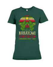 Load image into Gallery viewer, Christmas Nakatomi Corporation 1988 T-Shirt Ladies Tee