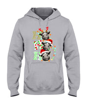 Load image into Gallery viewer, Funny Cows Ho Ho Ho Christmas Gift For Cow Lovers Hoodie