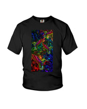 Load image into Gallery viewer, Hummingbird Cosmic Light Color Black T-Shirt Youth Tee