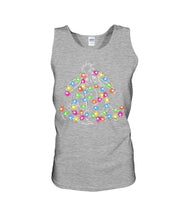 Load image into Gallery viewer, Sad Donkey Color Light Christmas Gift T-Shirt Unisex Tank Top