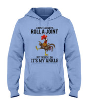 Load image into Gallery viewer, Chicken Roll A Joint Funny Quote T-Shirt For Friends Family Hoodie